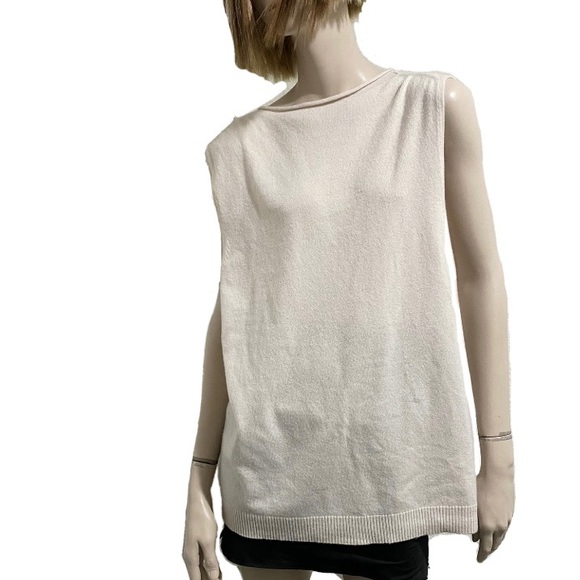 NWT Alexander McQueen Pale Pink Cashmere Cowl Neck Halter Back Sweater Size M - Picture 2 of 16